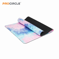 Impression numérique TPE Tapis de yoga Tie Dye Tapis de yoga en caoutchouc naturel Nouveau daim TPESublimation Transfer Printing Tapis de yoga
