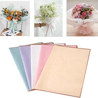 Papier d'Emballage Fleuriste Imperméable Coloré pour Bouquets et Emballages de Fleurs