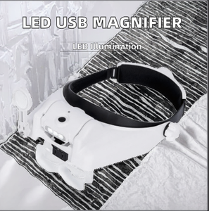 <span class=keywords><strong>Loupe</strong></span> de bandeau de charge USB avec 31 types de multiples et trois lampes LED <span class=keywords><strong>Loupe</strong></span> de lecture de <span class=keywords><strong>presbytie</strong></span> pour les aînés - Product Image 5