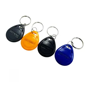 Fábrica al por mayor AB002 125KHz TK4100 RFID Keyfob RFID Key Tags RFID Llavero activo para inspección de patrulla