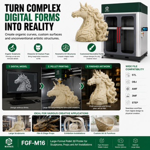 <span class=keywords><strong>Machine</strong></span> d'impression <span class=keywords><strong>3D</strong></span> industrielle à granulés FGF de 1600 mm de volume d'impression pour la production de grandes pièces fonctionnelles - Product Image 5