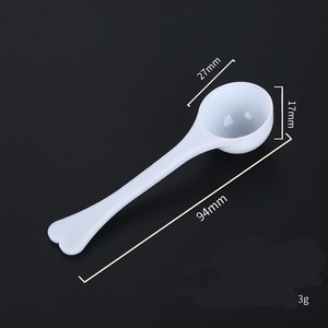 <span class=keywords><strong>Cuchara</strong></span> medidora blanca de plástico al por mayor cucharas de gramo cucharas <span class=keywords><strong>para</strong></span> comida leche detergente en polvo medicina - Product Image 4