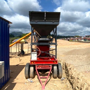 Centrale à béton mobile compacte et portable de 25-75m³/h, prête à l'emploi, prix usine - Product Image 5