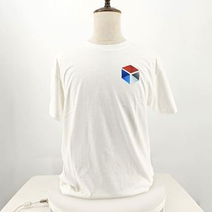 White Custom Printing Customer's Slogan Heavyweight Organic Cotton T-<b>Shirt</b> for Men Personalizzate T <b>Shirt</b> Oversize Cotone 100% - Product Image 1