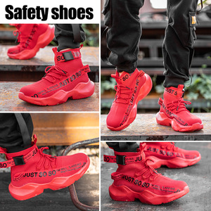 Botas <span class=keywords><strong>de</strong></span> Seguridad con Punta <span class=keywords><strong>de</strong></span> Acero para <span class=keywords><strong>Mujer</strong></span> JIANKUN, Antideslizantes, con Punta Compuesta, Ligeras, Antideslizantes, para Trabajo y Oficina - Product Image 2