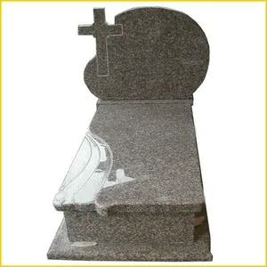 Professional chinese granite G654 tombstone factory,chinois monument funeraire,usa monument headstones