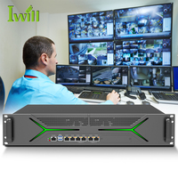 Iwill 12 Generation I3 I5 I7 Industrial Server 6 Lans Host 6 port jaringan VPN Firewall 2U stok keamanan jaringan Rackmount