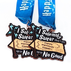 Medallas y Trofeos Deportivos de Metal para Maratón, Sublimables, con Grabado Personalizado y Cordón, Venta al Por Mayor - Product Image 2