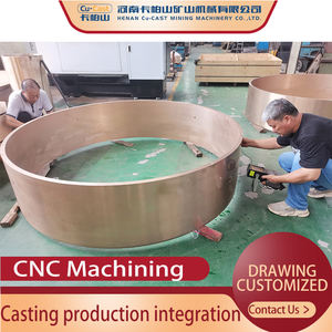 C94000 piezas de proceso de aceite de buje de cojinete de manga de bronce de ingeniería marina con fundición de cobre - Product Image 2