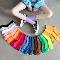 Chaussettes ras du cou en mélange de coton pour femmes, personnalisables en gros (OEM), confort toute la journée, épaisseur standard pour la maison et le bureau