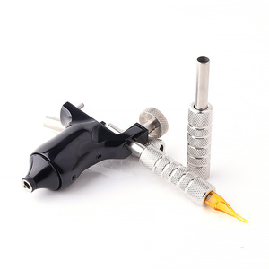 Ventes Flash : Poignée de machine à tatouer en acier inoxydable de haute qualité pour machine rotative à bobine, pour l'art corporel, usage professionnel pour artistes - Product Image 2