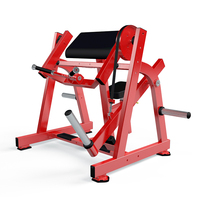 Équipement d'exercice de gymnastique commerciale plaque d'entraînement de force chargée Machine de courbure de biceps assis