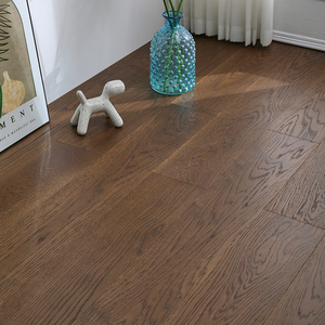 Plancher en bois de chêne blanc multicouche T&G de qualité ABC 12 mm, durable, antimicrobien et brillant, conçu pour les sous-sols - Product Image 2