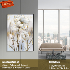 UNIART fabbrica di lusso <span class=keywords><strong>in</strong></span> <span class=keywords><strong>fiore</strong></span> scintillante <span class=keywords><strong>arte</strong></span> del <span class=keywords><strong>fiore</strong></span> con accenti onda d'oro per interni prestigiosi decorazione per la casa di <span class=keywords><strong>arte</strong></span> della parete - Product Image 2