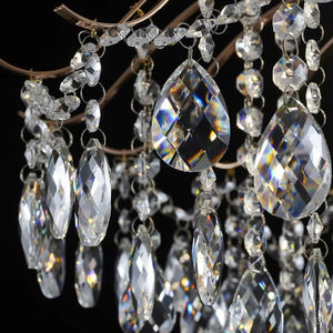 Hermosa lámpara colgante dorada para dormitorio, comedor, candelabro E14 de sala de estar de cristal con múltiples cabezales para uso en el hogar y el <span class=keywords><strong>restaurante</strong></span> - Product Image 4