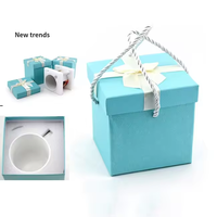 Boîtes d'emballage cadeau en papier de boîte de tasse vide directe d'usine