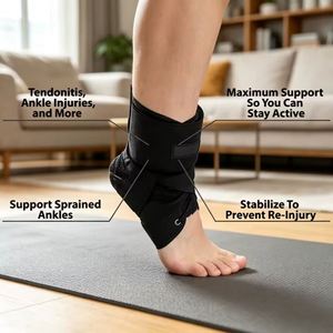 Estabilizador de Tobillo para Hombres y Mujeres, Protector de Tobillo, Alivio del Dolor de Tendinitis de Aquiles, Protector de Pie - Product Image 1