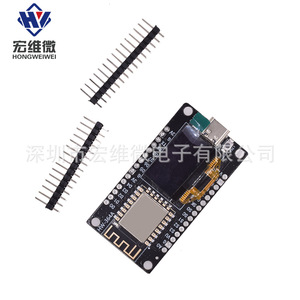 Module WiFi Hongwei Micro NodeMCU ESP8266 avec écran OLED de 0,96 pouce et interface Type C pour le contrôle d'appareils intelligents - Product Image 3