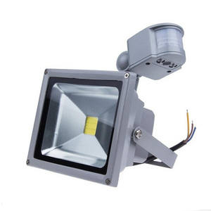 Открытый ip65 водонепроницаемый 12 В 24 В Pir датчик движения светодиодный прожектор теплый белый дневной свет - Product Image 6