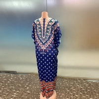 Abaya pour femme, robe africaine, imprimé Dubaï, col rond, manches courtes, maxi, à pois, très tendance, décontractée, impression numérique naturelle