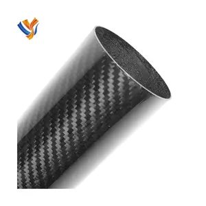 High Modulus And High Strength 3k Carbon Fibre Twill Plain Matte Glossy Carbon Fiber Round Tube