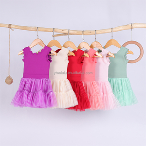 Prix d'usine Vêtements pour enfants Vêtements de yoga Vêtements de yoga pour filles Vêtements de mode pour enfants Tenue pour filles avec maille - Product Image 2