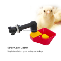 Abreuvoir automatique pour volaille, pour boire des animaux à gravité, matériel inclus, pour les poules, canard, caille