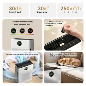 Pour <span class=keywords><strong>Amazon</strong></span> Best-seller <span class=keywords><strong>Purificateur</strong></span> <span class=keywords><strong>d</strong></span>'<span class=keywords><strong>air</strong></span> électrique portable HEPA pour animaux domestiques Absorption efficace des cheveux Caractéristique <span class=keywords><strong>d</strong></span>'aromathérapie - Product Image 4