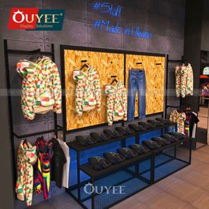 Tienda de deportes Decoración Tienda de telas Diseño de interiores Estantes de exhibición Tienda de ropa Muebles para Boutique - Product Image 2