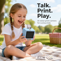 Mini-imprimante thermique vocale IA pour enfants, écran IPS 2,4 pouces, Wi-Fi, rechargeable, sans encre, jouet éducatif, Type-C, OEM ODM, à partir de 8 ans