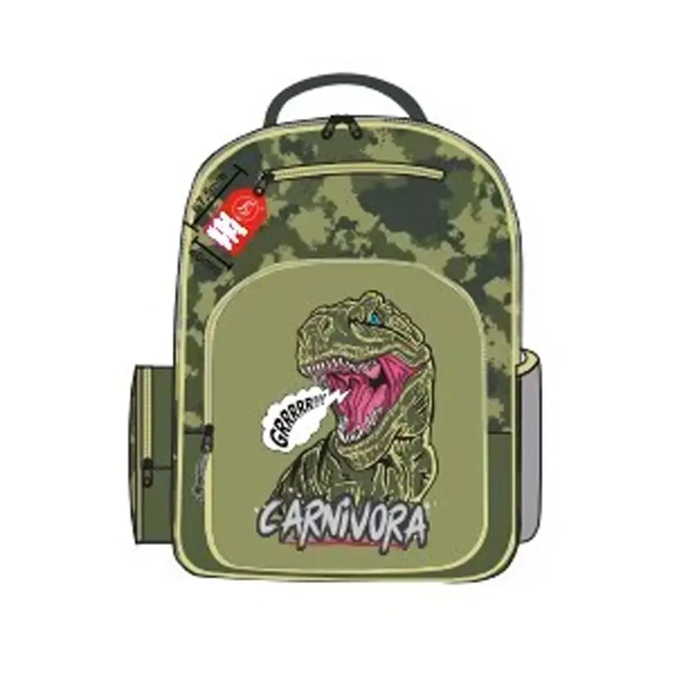 RTS Dinosaur Series Niños Mochila para niños Estuche para lápices Estuche para bolígrafos Moda Animal Printing Kids School Bag