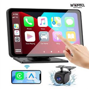 เครื่องเล่นสเตอริโอติดรถยนต์แบบพกพาขนาด 7 นิ้ว รองรับ Wireless Carplay, Bluetooth, MP5, Android Auto และระบบนำทาง GPS - Product Image 2