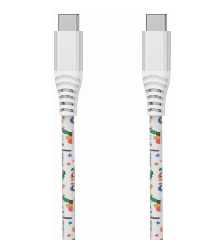 Eco-Friendly Design Durable MFi Certified 1m Colorful Leather USB-C Data Cable for Camera and Mobile Phone