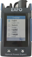 EXFO EXFO-PX1-S Compteur de puissance optique portable haute performance avec longueur d'onde d'étalonnage 1310/1550 nm pour applications FTTX
