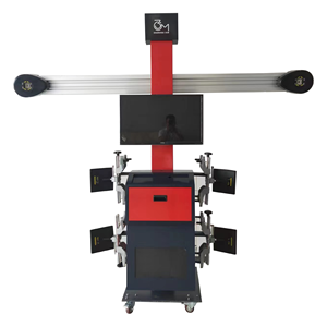 Máquina de Alineación de Ruedas <span class=keywords><strong>3D</strong></span> con Cámara Sony, Dos Pantallas, Alineador de Neumáticos Móvil con Gabinete de Herramientas, Certificación CE, X-430 220rpm - Product Image 1