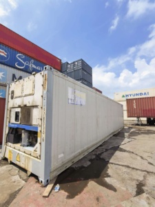 used 40RH refrigerated container fully inspected solid structure reliable temperature control ready <b>for</b> cold chain transport and - Product Image 1