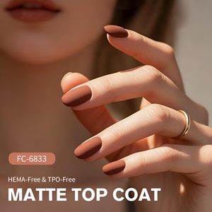 HEMA TPO Free Russian Matte <span class=keywords><strong>Top</strong></span> Coat Poudre de chrome non collante Sans effet de velours jaune <span class=keywords><strong>Top</strong></span> Gel Vernis à ongles Matte Topcoat 15ml - Product Image 6