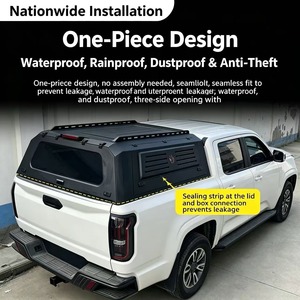 Copertura per Cassone Resistente alla Corrosione, Tettuccio Metallico per <span class=keywords><strong>Volkswagen</strong></span> <span class=keywords><strong>Amarok</strong></span> 4x4, per Fuoristrada, Overlanding, Viaggi e Uso Agricolo - Product Image 5