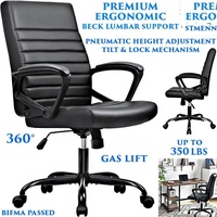 Chaise de bureau pour ordinateur, chaise de direction en cuir, réglable, bon fournisseur en France