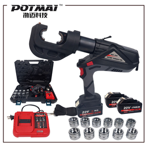 <span class=keywords><strong>Pince</strong></span> à sertir <span class=keywords><strong>hydraulique</strong></span> manuelle Bm-400 à batterie lithium 18V en acier à ressort pour cosses de câbles en cuivre et aluminium de 16-400 mm - Product Image 2