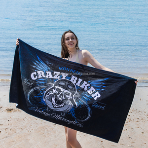 100% coton luxe doux velours <span class=keywords><strong>serviette</strong></span> concepteur <span class=keywords><strong>dessin</strong></span> peinture imprimé souvenir <span class=keywords><strong>plage</strong></span> <span class=keywords><strong>serviette</strong></span> de bain cadeau personnalisé imprimé serviettes - Product Image 6