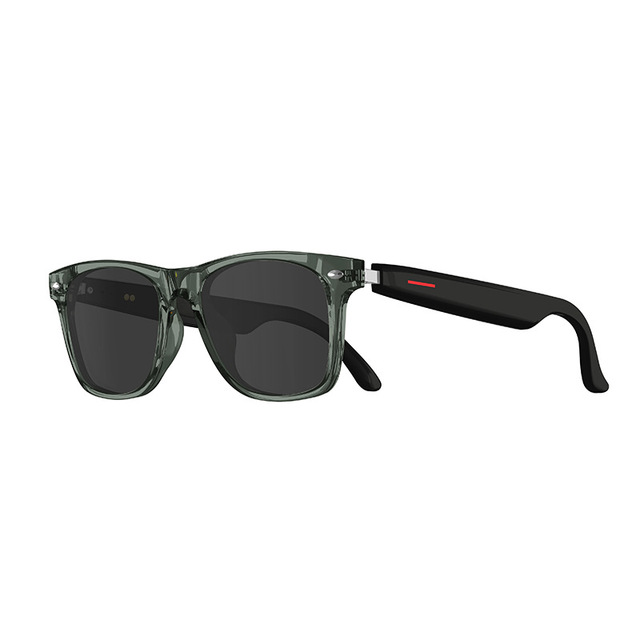 2026 New AI Recognition Smart Sunglasses, Wireless Music Glasses, Noise Cancelling Voice Control Call Custom Logo OEM