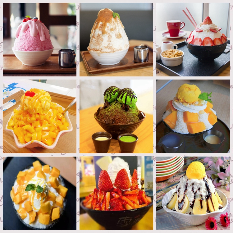 Commercial Ice Cream Machine Flake Ice Machine Snow Flake Bingsu Shave