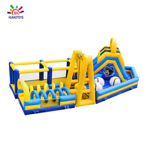 บ้านลมเป่าลมยักษ์ลอยน้ำพร้อมเครื่องกีฬาข้ามสิ่งกีดขวางสำหรับเด็กและผู้ใหญ่ - Product Image 4