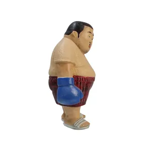 factory custom cute boxer figurine model resin crafts