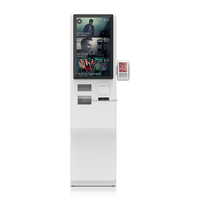 Distributeur automatique de devises avec terminal de paiement par dépôt/acceptation, lecteur de codes-barres, SDK activé, montage mural, utilisation en intérieur