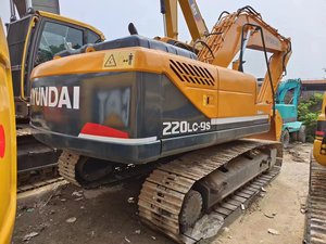 La haute performance a utilisé la vente diesel moyenne d'excavatrice de chenille de HYUNDAI 220LC-9 prix concurrentiel comportant le PLC d'incidence de pompe à moteur - Product Image 3