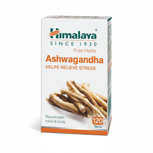 Himalaya Ashwagandha - 120 tabletas | Alivio del estrés | Rejuvenece la mente y el cuerpo | Mejora la fuerza y la energía | Bienestar general - Product Image 1