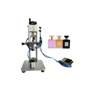 Máquina Semiautomática para Sellar y Agarrar Botellas de Pulverizadores Agrícolas, Máquina Tapadora de Botellas de Perfume - Product Image 1