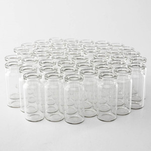 ขวดแก้วใสขนาด 10 มล. พร้อมจุกปิด ขวดยาขนาดเล็ก ภาชนะบรรจุของเหลวสำหรับทดลอง - Product Image 3